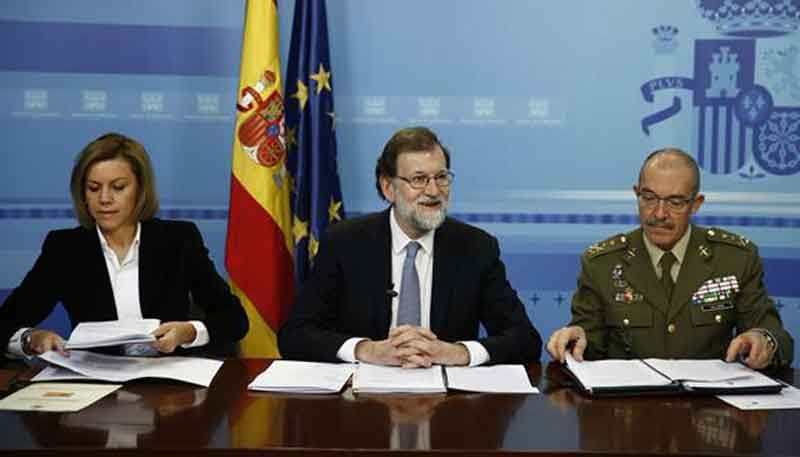 Rajoy felicita la Navidad a los militares españoles desplegados fuera de España