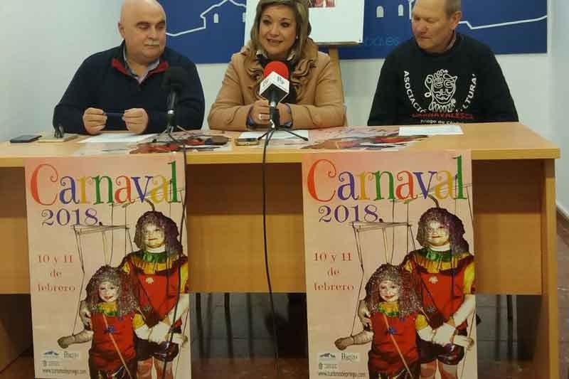 En Carnaval 2018 lleno de actividades desde el día 9 hasta el 11 de febrero en Priego de Córdoba