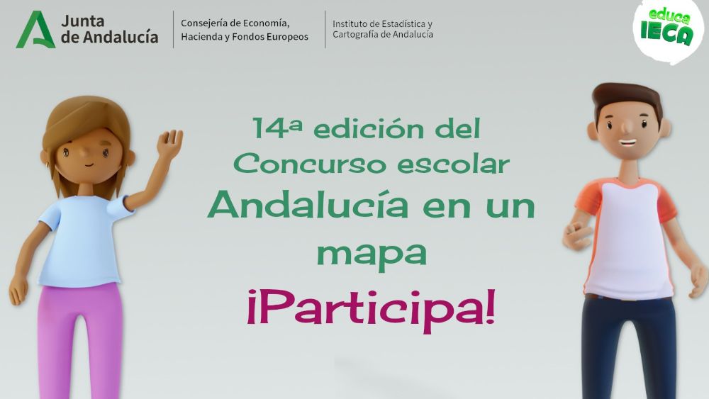 Se convoca el concurso escolar "Andalucía en un mapa" 2025