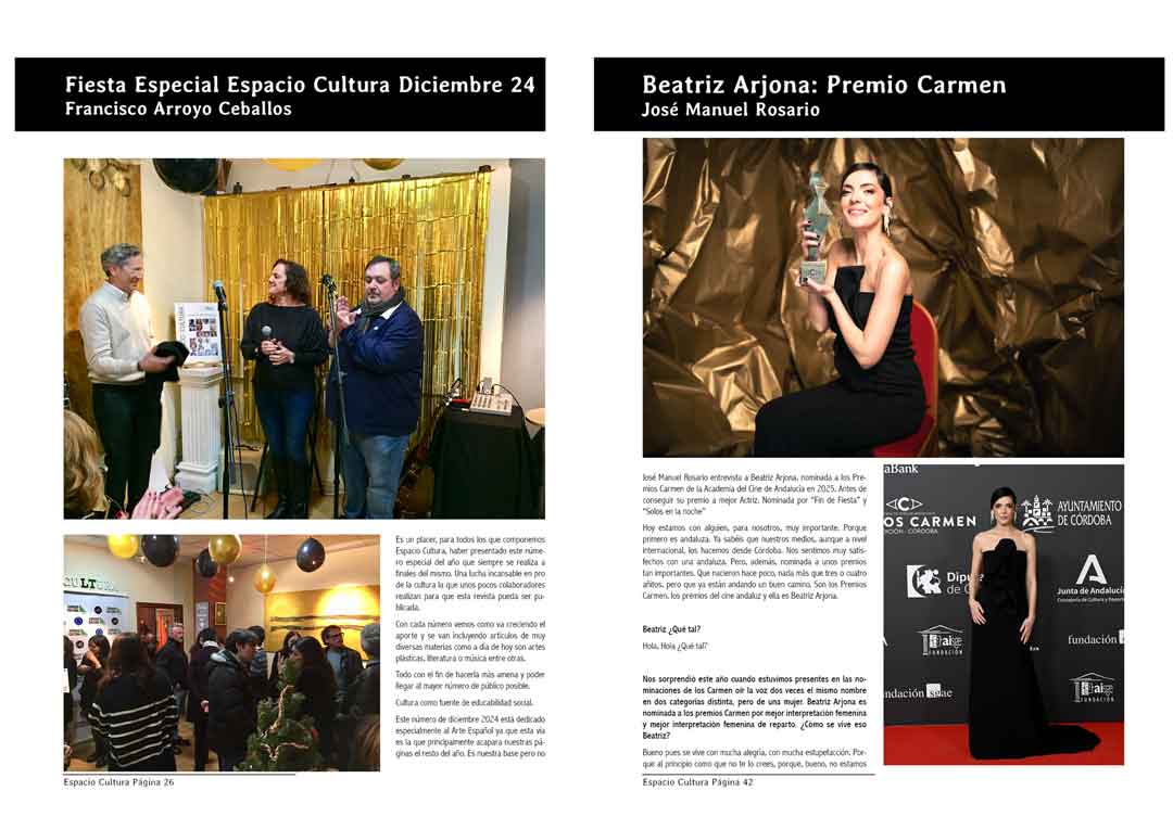 Ya está disponible el nuevo número de "ESPACIO CULTURA"