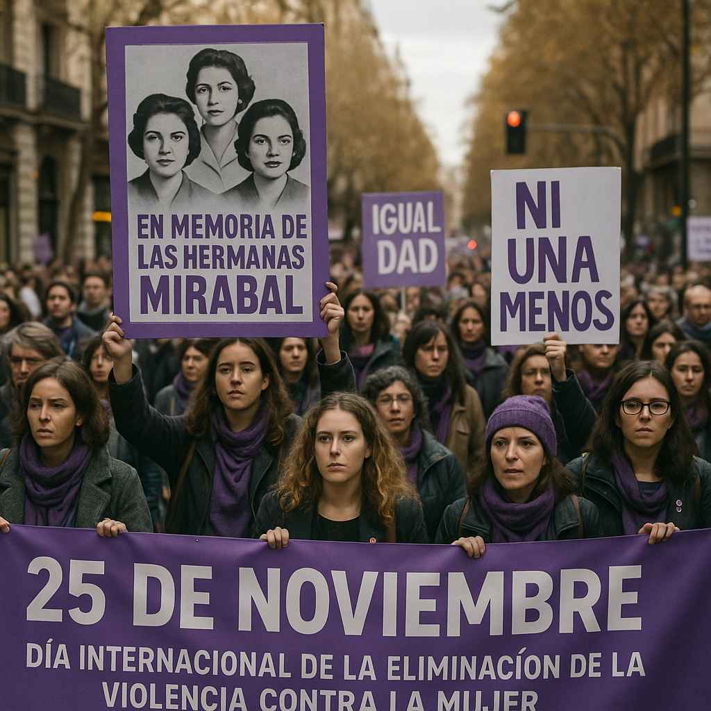 Imagen IA de Manifestación 25 N