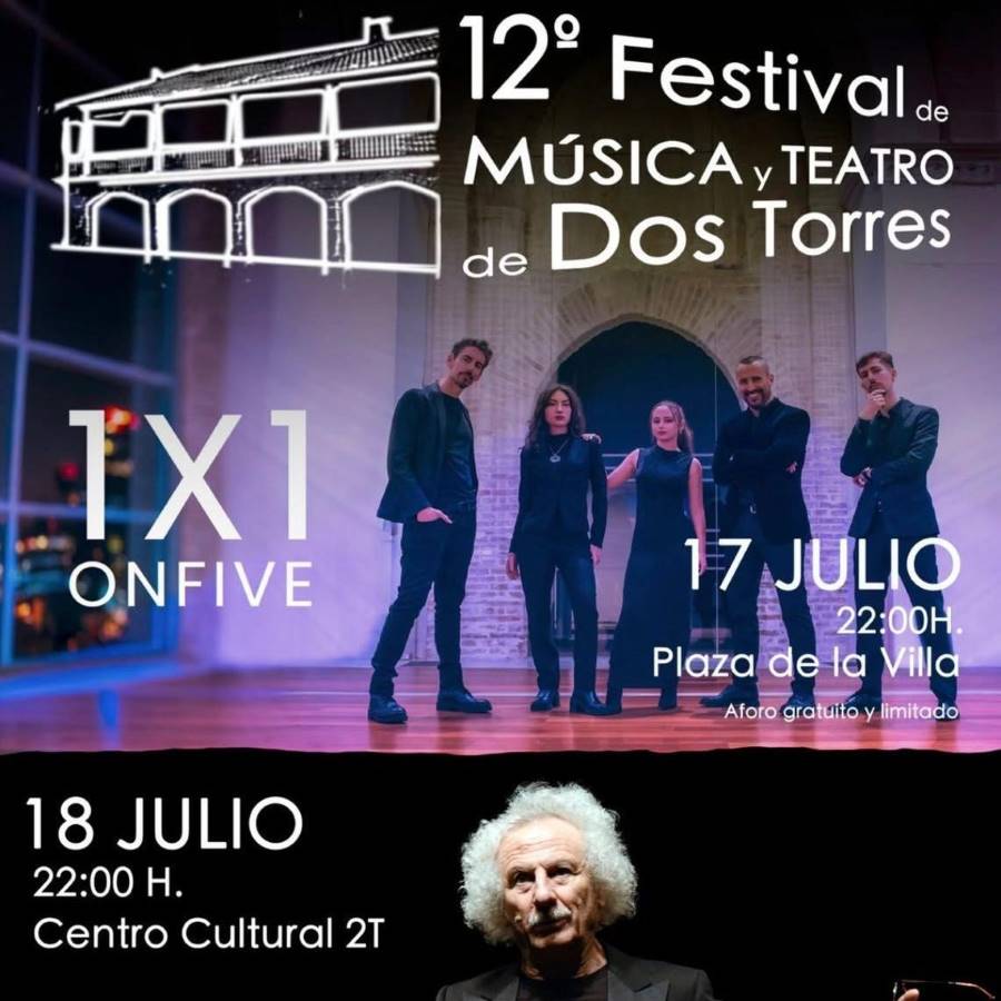 Festival de Música y Teatro: la cita imperdible de julio Festival de Música y Teatro. Dos Torres. Córdoba.