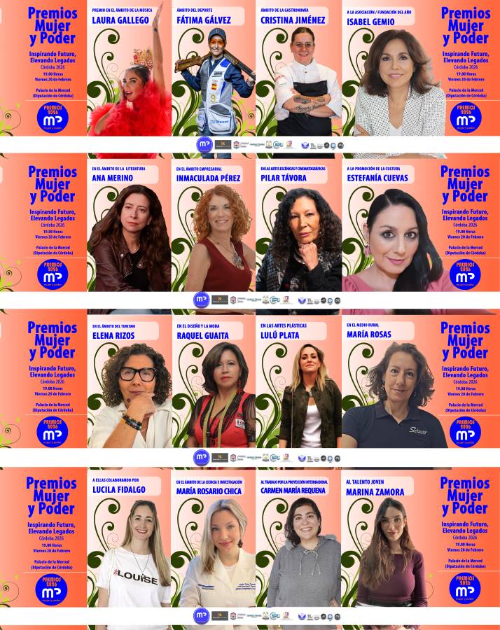 Mujeres Extraordinarias: Premios Mujer y Poder 2026 Cartel Vertical de Mujeres Extraordinarias, Premios Mujer y Poder 2026