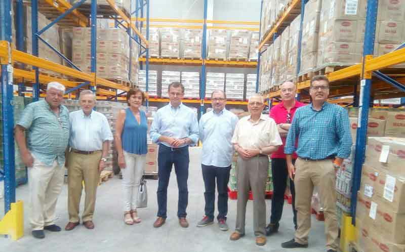 Cs solicita más colaboración con el Banco de Alimentos de Córdoba y agradece la labor social que realizan