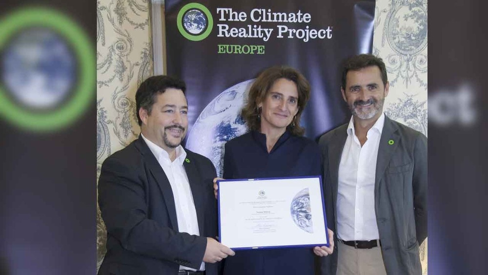Teresa Ribera galardonada en los Climate Reality Project Awards por su lucha contra el Cambio Climático