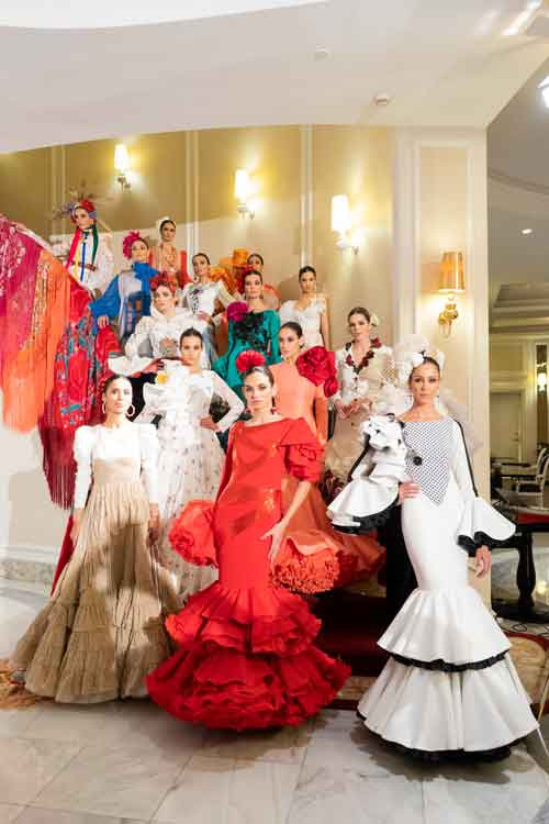 Qlamenco, presenta la moda flamenca de 16 firmas en el Hotel Meliá Colón, una información de Amalia González Aroca. (VIdeoImágenes)