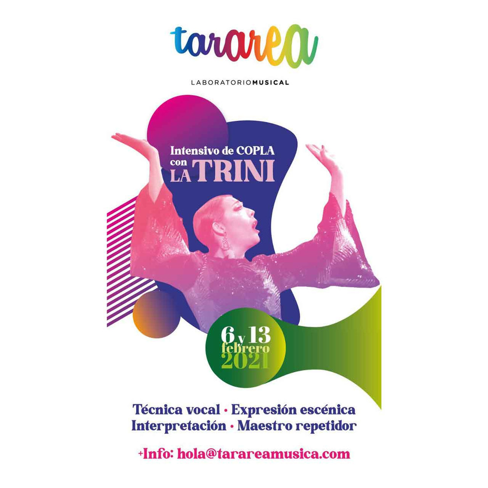 La Trini y Tararea organizan el primer curso intensivo de Copla en Córdoba.