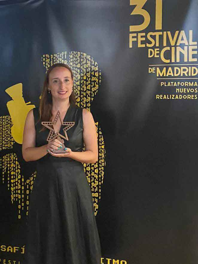 Mila Fernández Linares Recibe El “premio Mejor Casting” En El Festival De Cine De Madrid
