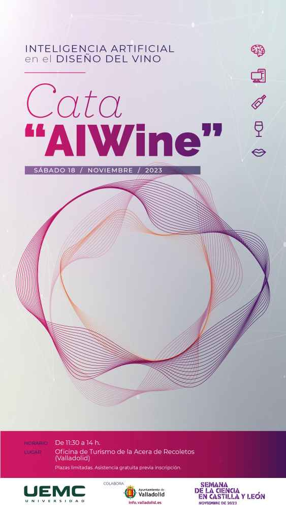 La primera cata de un vino diseñado mediante Inteligencia Artificial, actividad principal de la UEMC en la Semana de la Ciencia