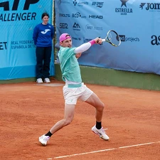 Valentin Royer en el Open Menorca ATP Challenger 100