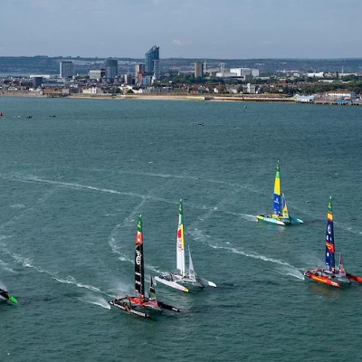 (c) Ricardo Pinto para Sail GP Portsmouth