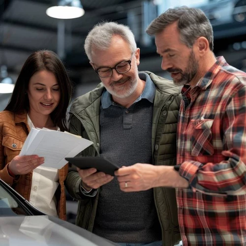 Taller mecánico muestra factura